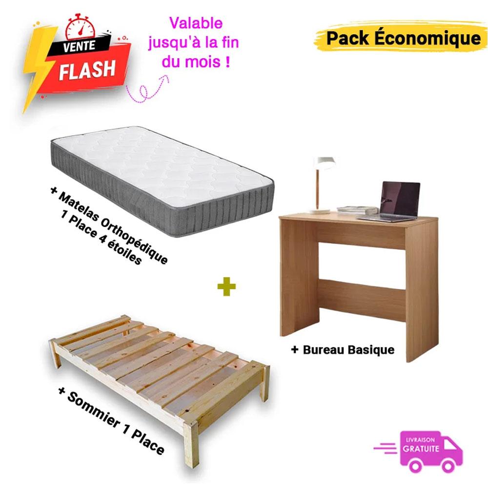 Matelas + Sommier + Bureau