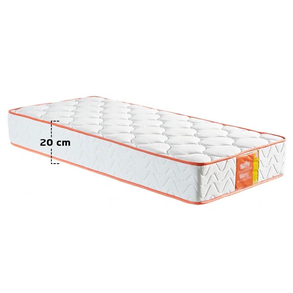 Matelas Mousse Matelassé 6 Étoiles 1 Place Hauteur 20 cm