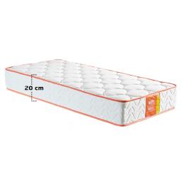 Matelas Mousse Matelassé 6 Étoiles 1 Place Hauteur 20 cm