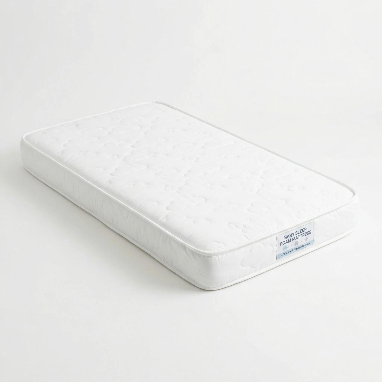 Matelas Bébé En Mousse 120x60x14 cm