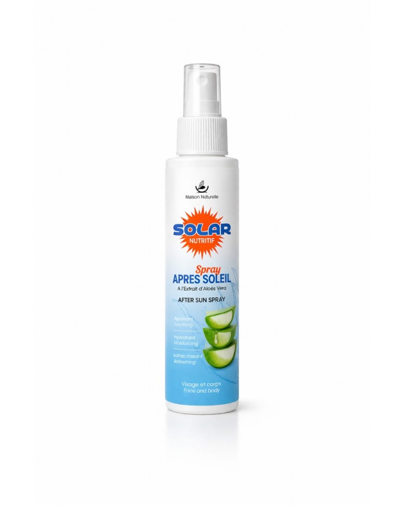 Spray après soleil à l'aloés vera