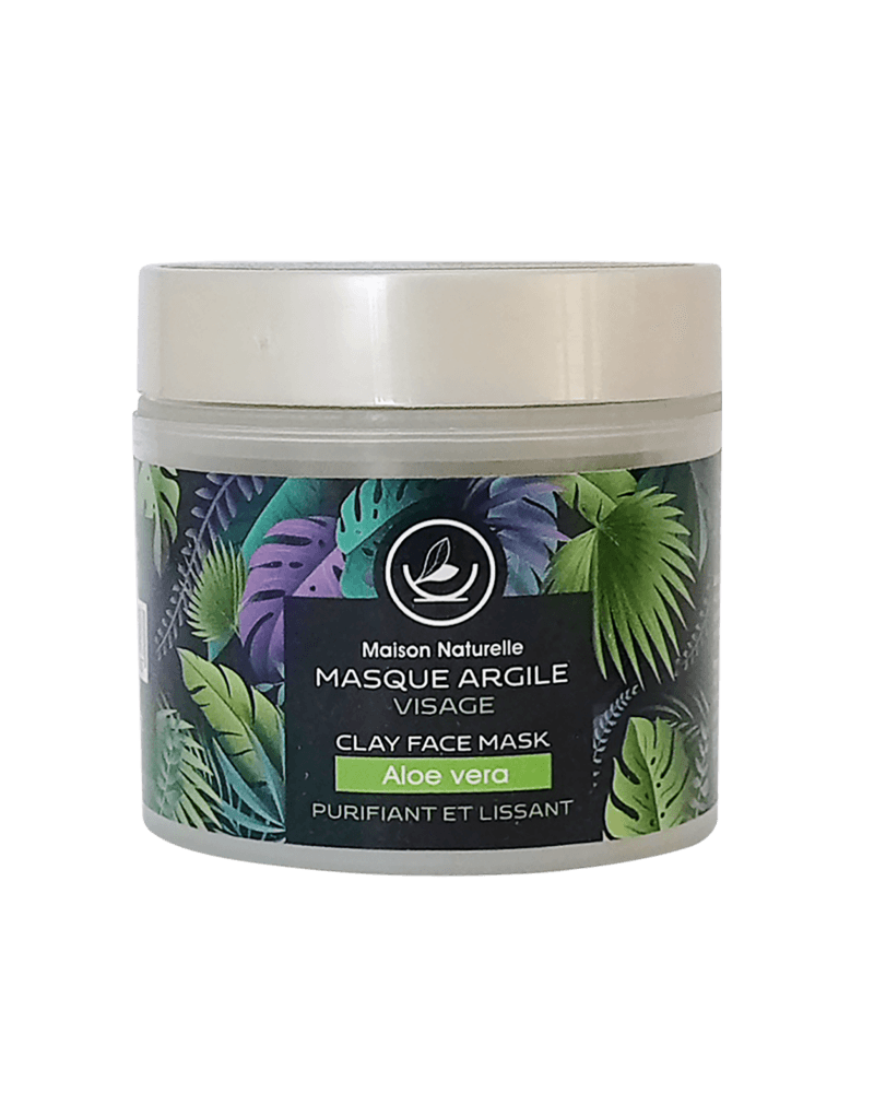 argile Masque verte aloés véra