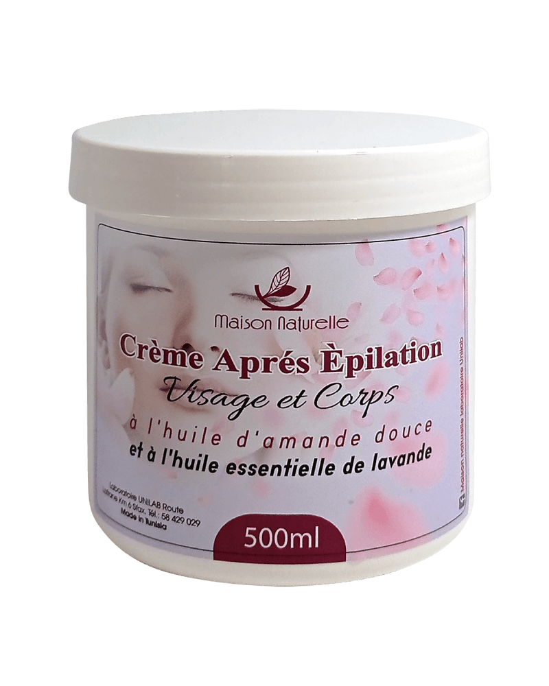 Créme aprés épilation visage corps
