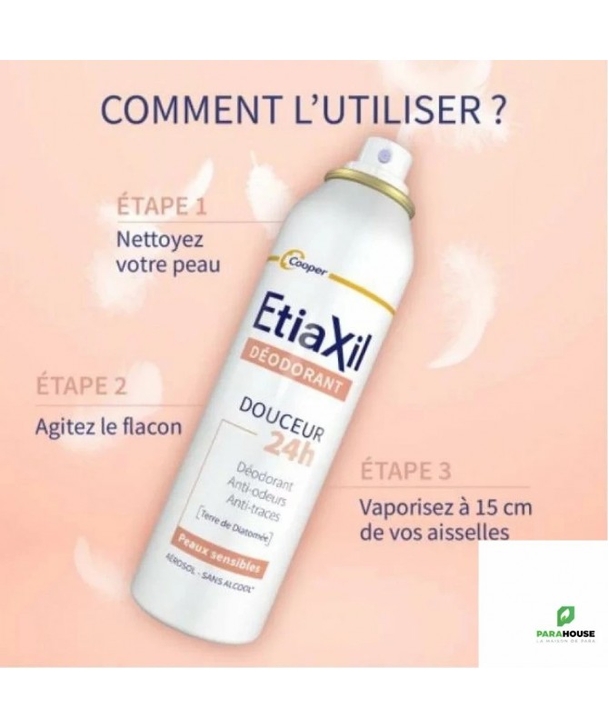 ETIAXIL DEODORANT Douceur 24H Aerosol