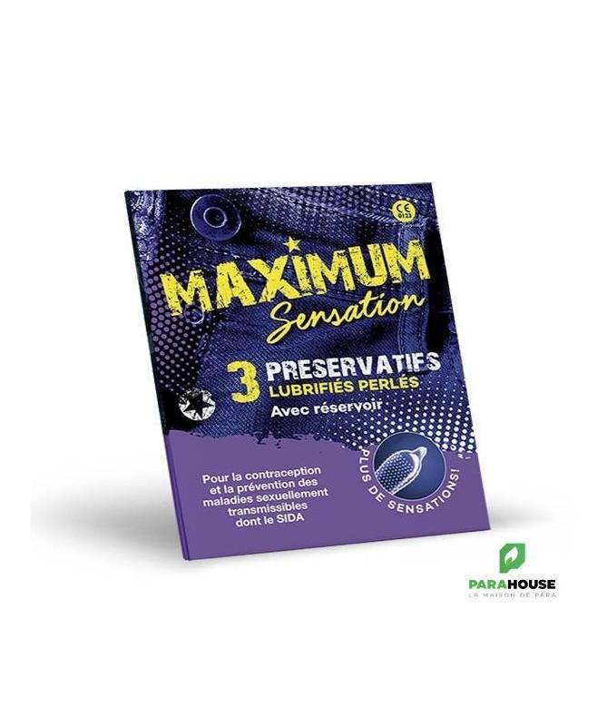 MAXIMUM SENSATION PRESERVATIF BT 3