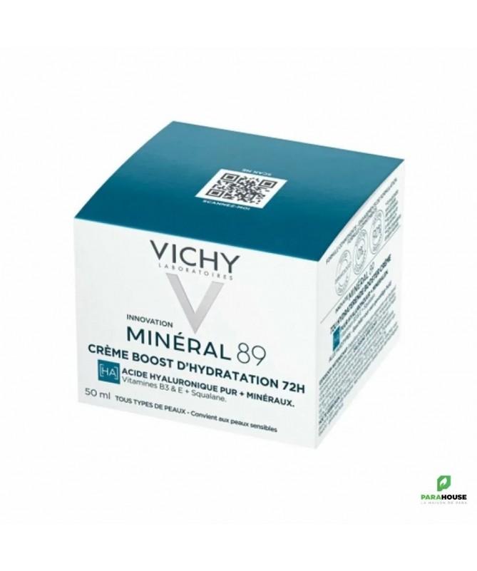 Vichy MINERAL 89 CREME BOOST D’HYDRATATION 72H