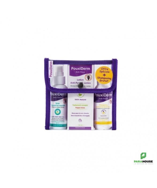 POUXIDERM PACK LOTION+REPULSIF+SHAMPOOING