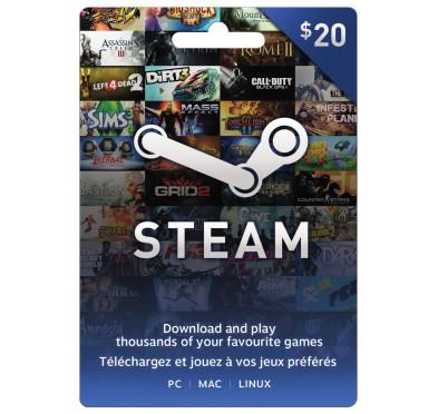 STEAM 20 Euros
