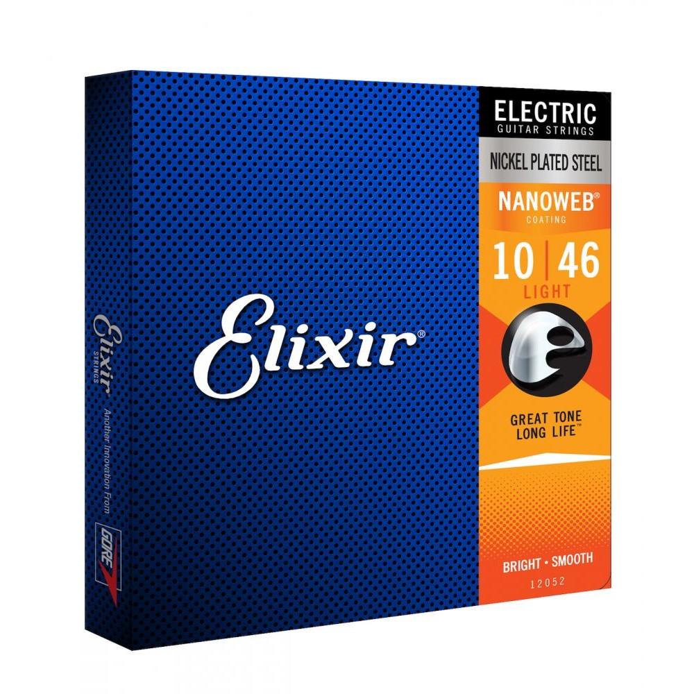 ELIXIR- 12052 NANOWEB LIGHT, JEU DE CORDES ÉLECTRIQUE