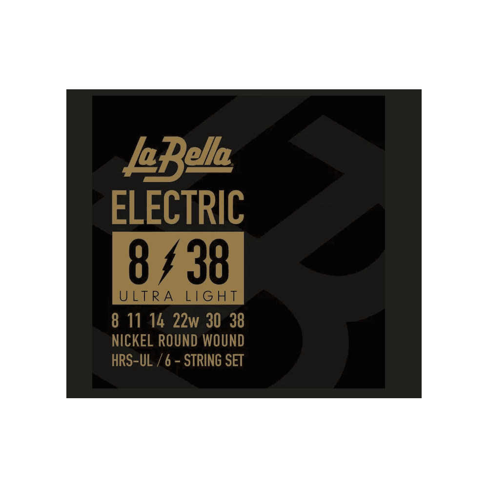 BELLA HRS ELECTRIC GUITAR STRINGS ULTRA LIGHT