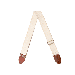 SANGLE DE GUITARE CASCHA, COTON-LIN, BEIGE