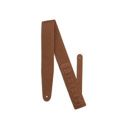 SANGLE DE GUITARE EN CUIR MARRON