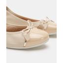 BATA-BALLERINES BEIGES 100% CUIR
