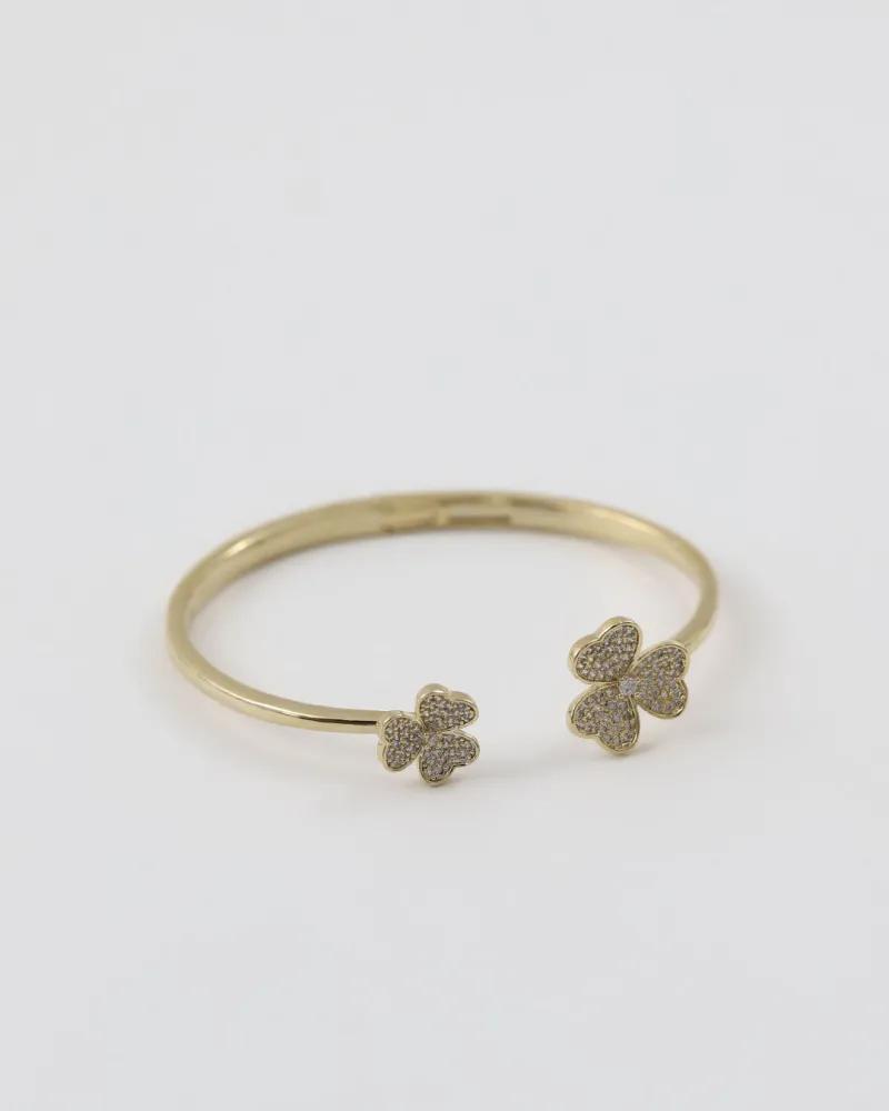fleuri avec strass