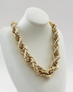 Collier chaîne torsadée