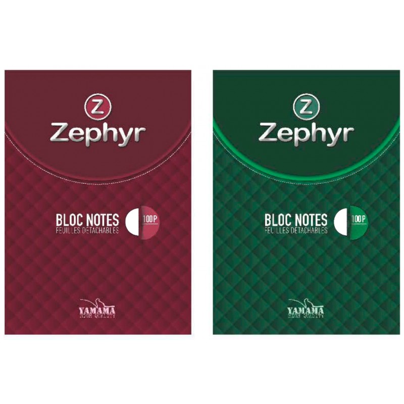 Bloc note YAMAMA Zephyr A4 100p