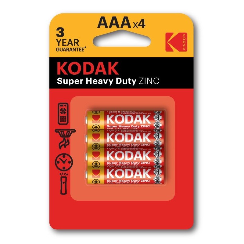 Piles Kodak Super Heavy Duty AAA