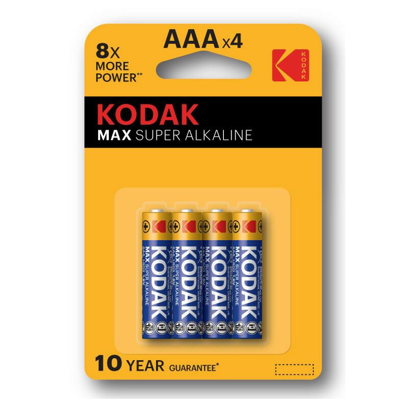 Piles Kodak Max Super Alkaline AAA