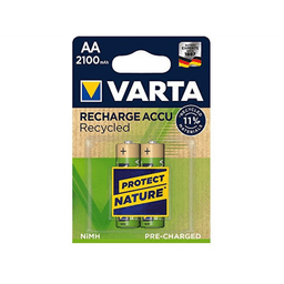 Piles AA Varta Rechargeable LR6 BP2 2100mAh