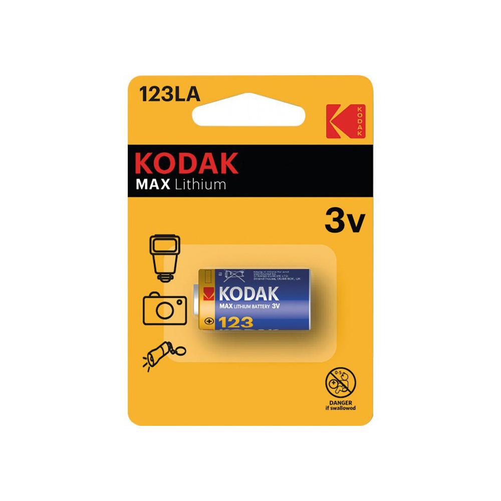 Lithium Pile Kodak CR123A 3V ULTRA Blister