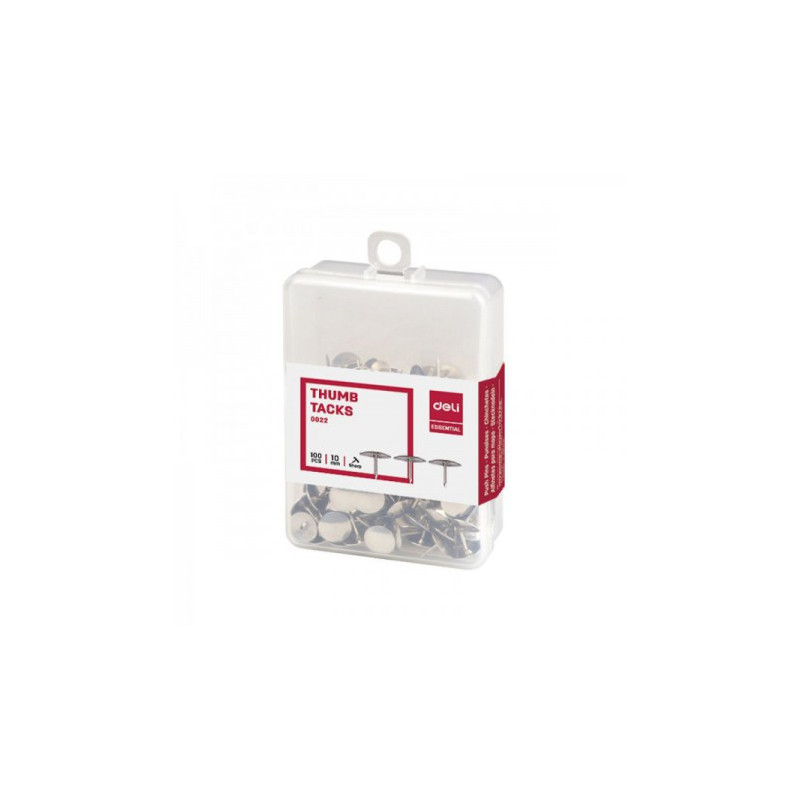 Punaises DELI 10mm Argent