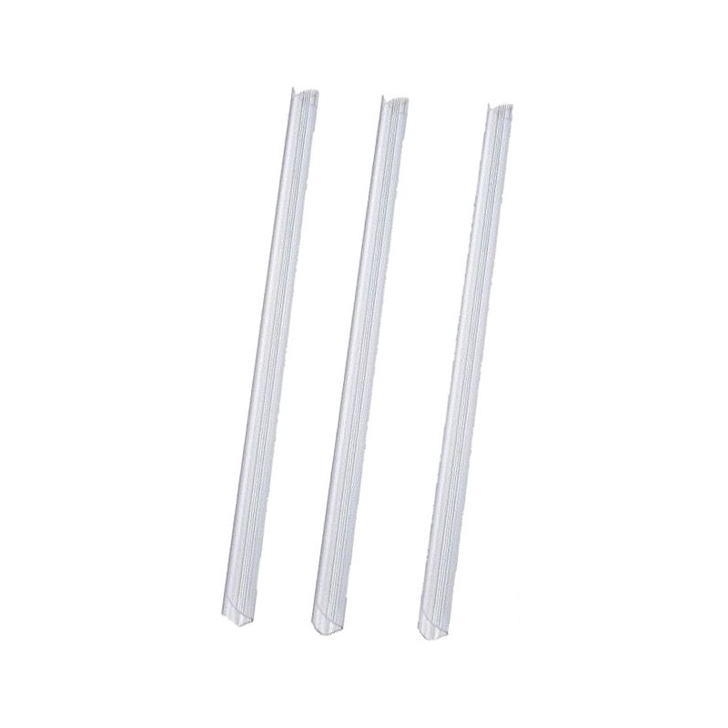 Baguettes reliure plastique 6mm