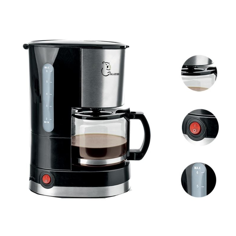 Cafetiére à filtre Coala 600W 5 tasses