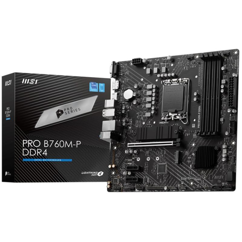 Msi Carte mère PRO B760M-P Micro-ATX DDR4