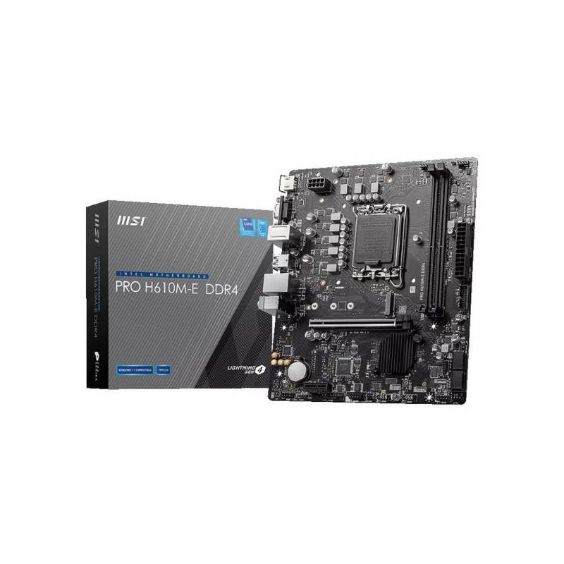 Msi Carte mére PRO H610M-E Micro ATX LGA1700 DDR4