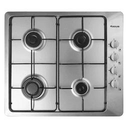 Focus de cuisson gaz F400X 4 Feux 60 cm Inox