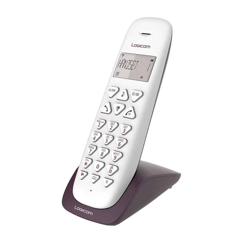 Logicom FIXE SANS FIL VEGA 150 AUBERGINE