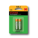 Rechargeables KODAK 2600mAh Ni-Mh AA