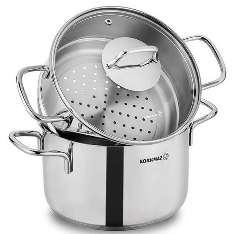 COUSCOUSSIER Perla KORKMAZ 6.9 Litres INOX A1522