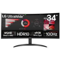 Lg Ecran Gaming 34WR50QK 34'' UWQHD Incurvé 100Hz