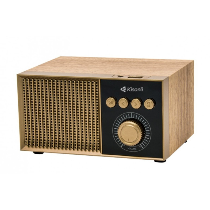 Haut-parleur de téléphone en bois Kisonli G10