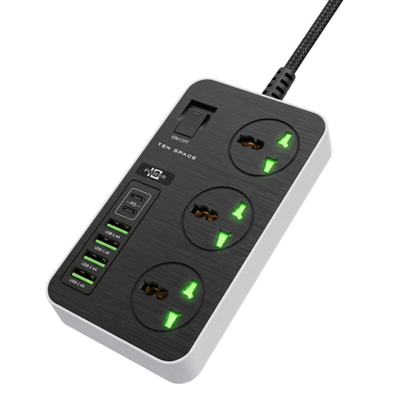 TEN SPACE 3000W 16A USB