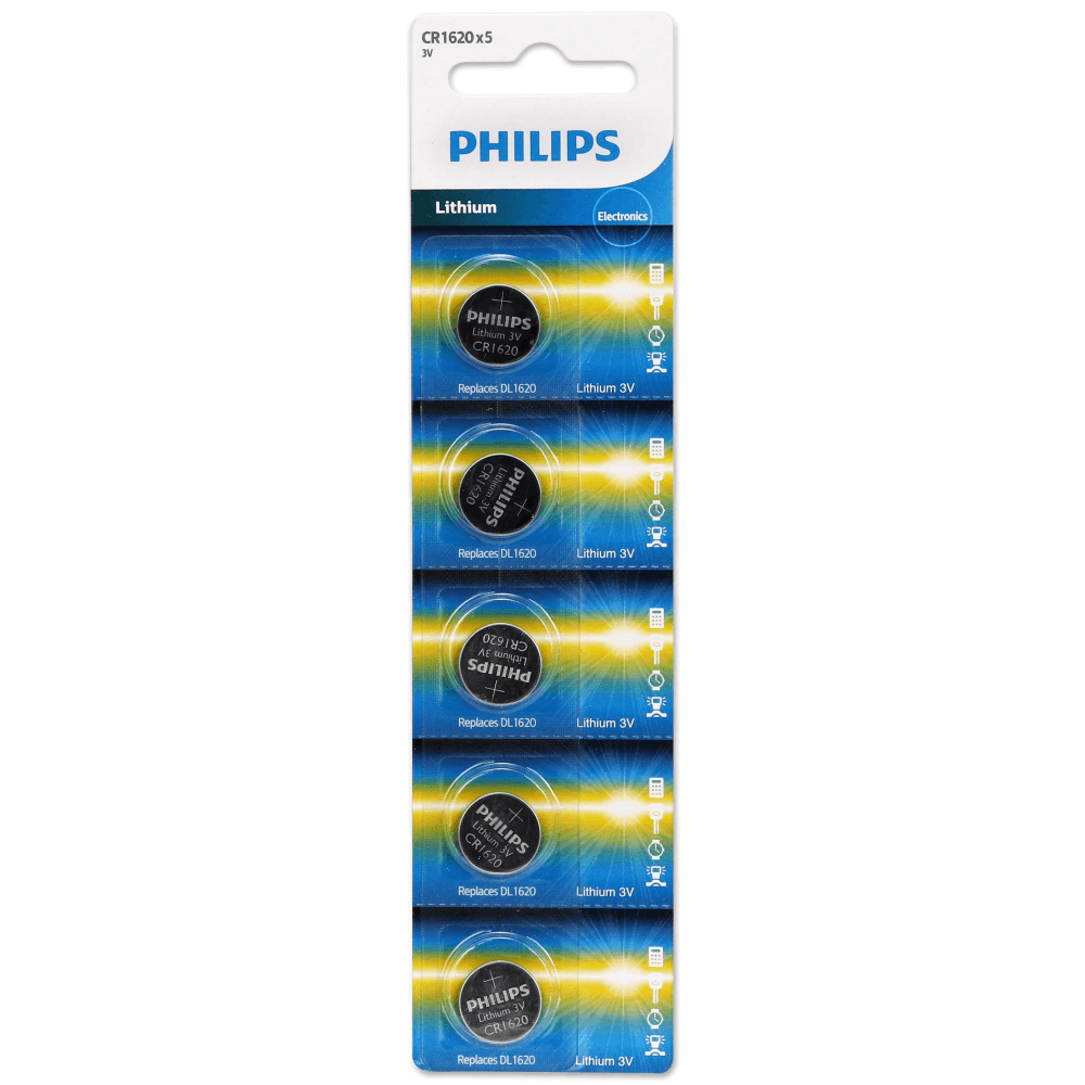 Philips 5 PILES CR1620 BP5