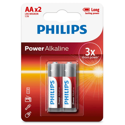 Philips 2 PILES POWER ALKALINE AA BP12