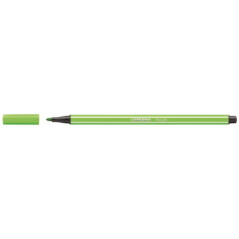 Stylo feutre STABILO Pen 68 1 mm clair