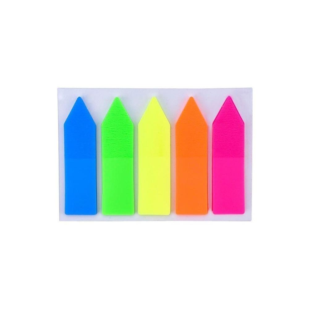 Stick-note Flèche Fluo 5 couleurs