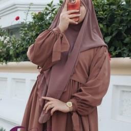 Jilbab femme sans manches haut deux pièces « Yara » Caramel longue femme robe moderne