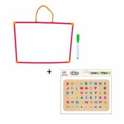 Tableau Magnetique-39*28cm+54 Pcs Chiffres & Lettres aimantées