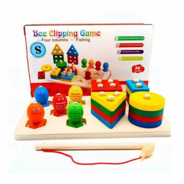 magnétique Jeu en bois Montessori Tri des formes couleurs