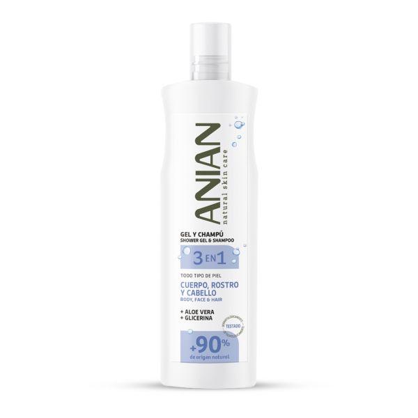 ANIAN Gel Shampooing 3 en 1