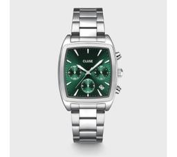 Cluse Quartaut Chronographe Acier Argenté Cadran