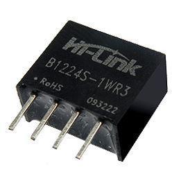 convertisseur B1224S-1WR3 DC-DC entrée 10.8-13.2V sortie 24V 1W Hi-Link