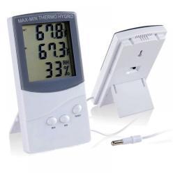 Thermomètre hygromètre numérique intérieur extérieur TA318