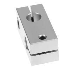 pilier Pince fixation fixe verticale, alliage d'aluminium, axe optique croisé 10x10mm