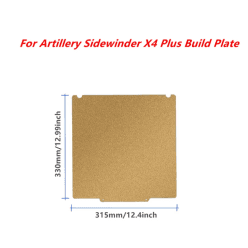 PEI Build Plate Artillery X4 Plus