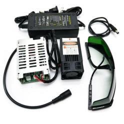 CNC laser 450nm 12V 15W TTL ajustable